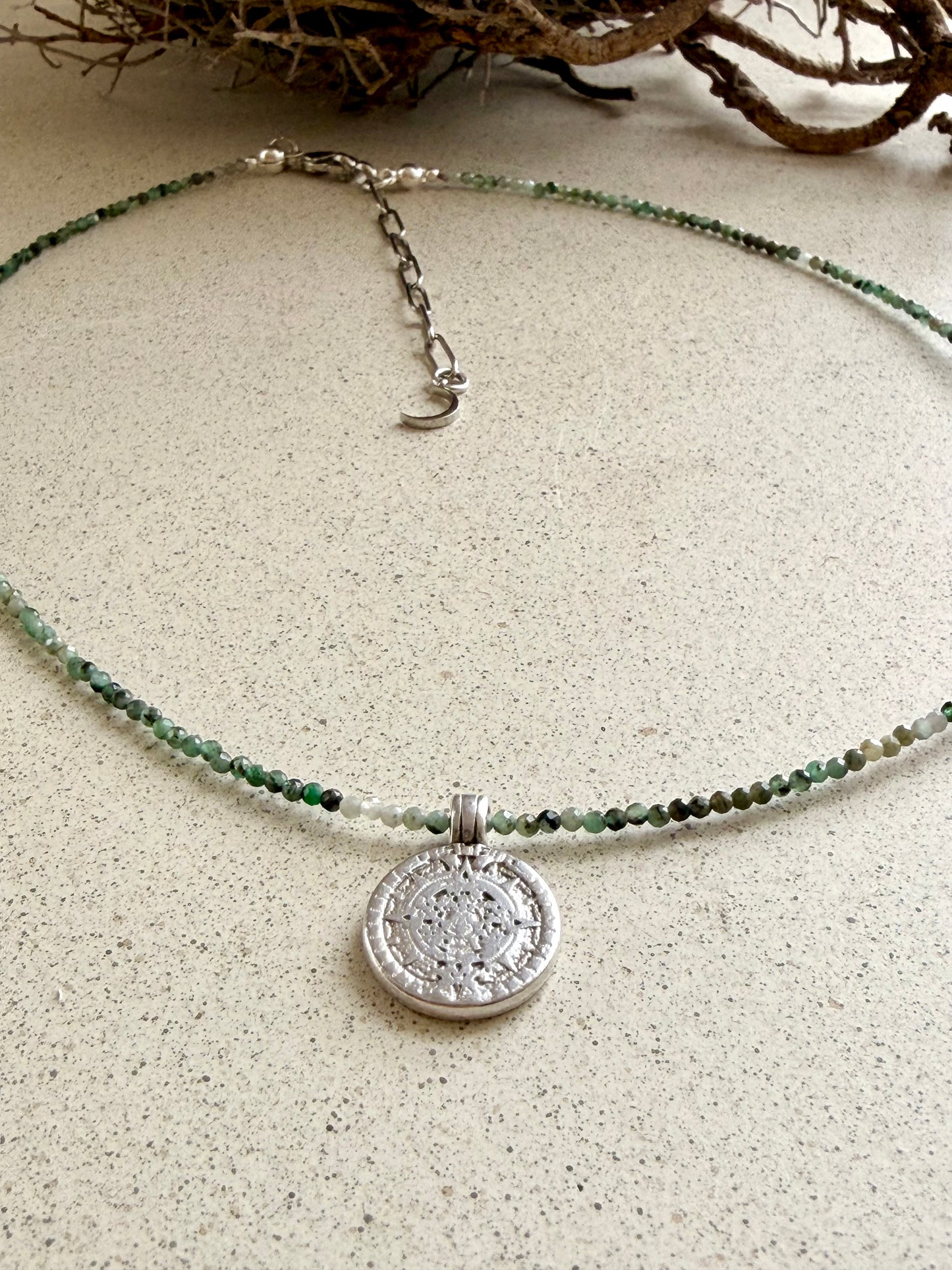 Smaragd Kette Heart Bloom | Herzöffnung | Einzelstück