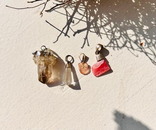 Ensemble pendentif plaqué argent | argent galvanisé | plaqué or