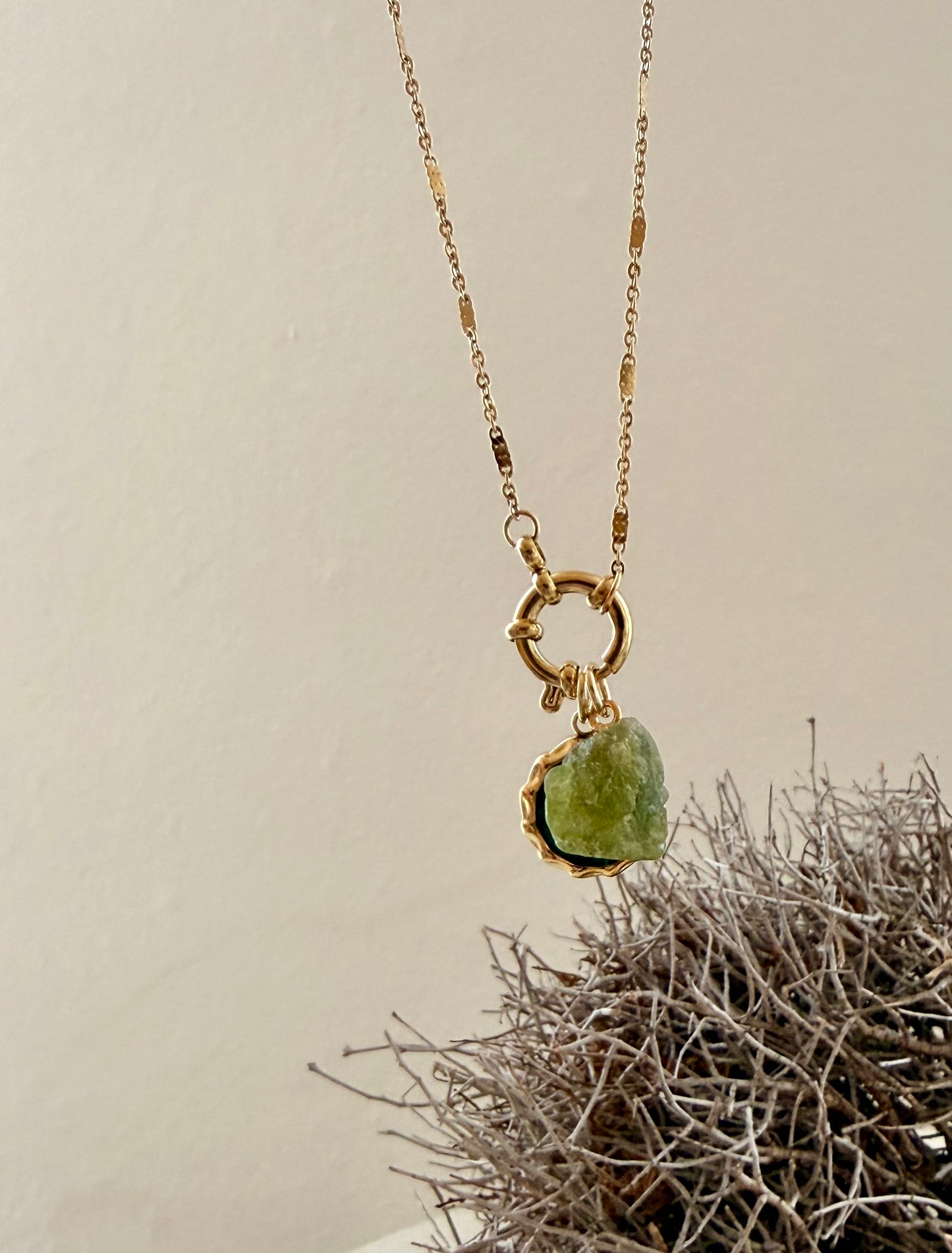 Golden Hive - Peridot Kette  |  Einzelstücke