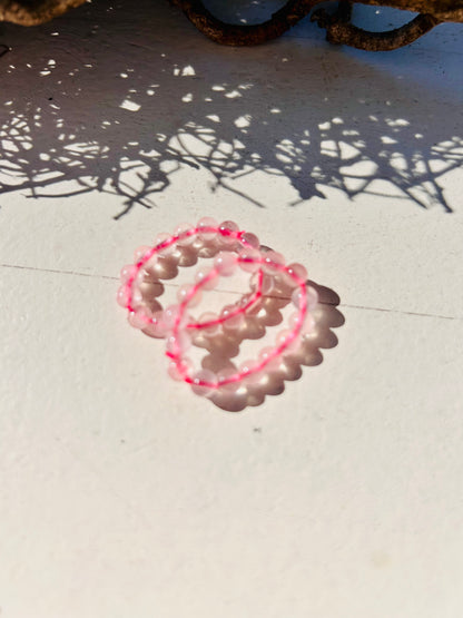 Bague perle sur élastique | différents types de pierres