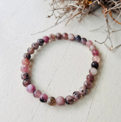 Bracelet en quartz fraise