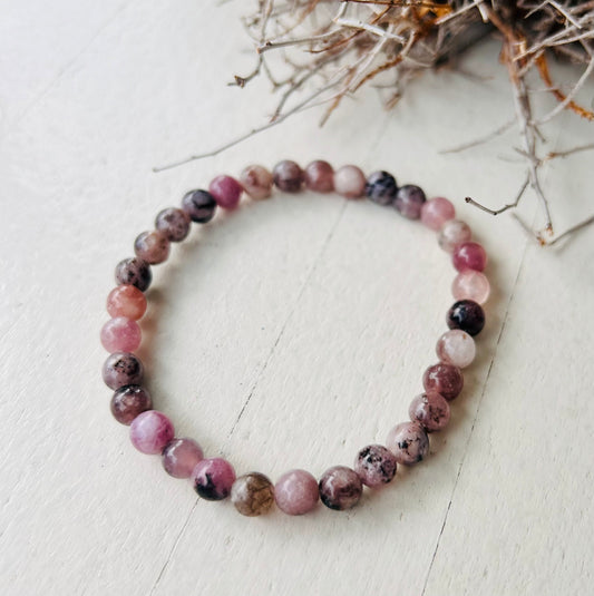 Bracelet en quartz fraise