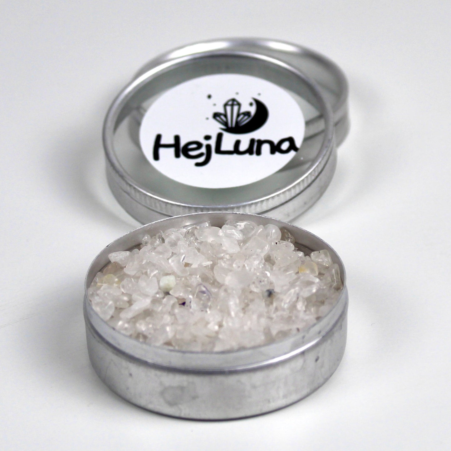 Ensemble de charge/décharge en hématite et cristal de roche