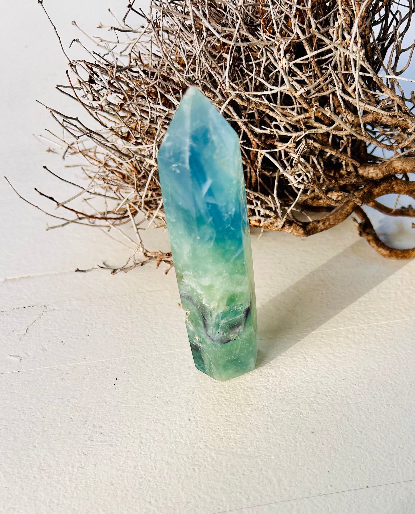 Pointe de fluorite | Pièces uniques