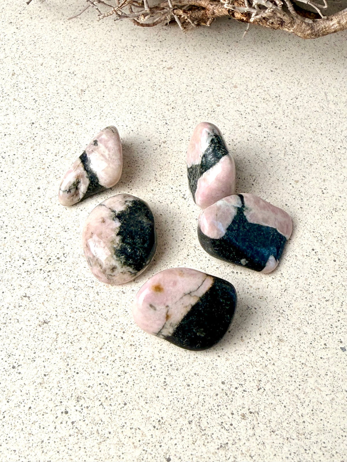 MARSHMALLOW STONE TROMMELSTEIN