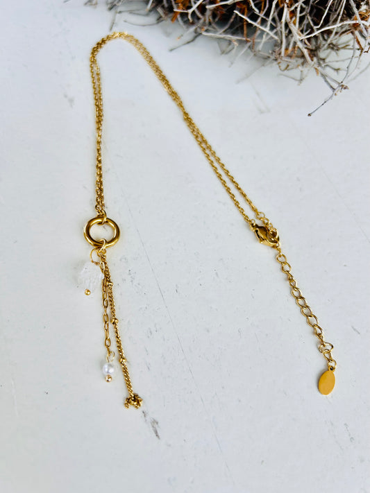 "Stellar Clarity" – Herkimer-Diamant Kette