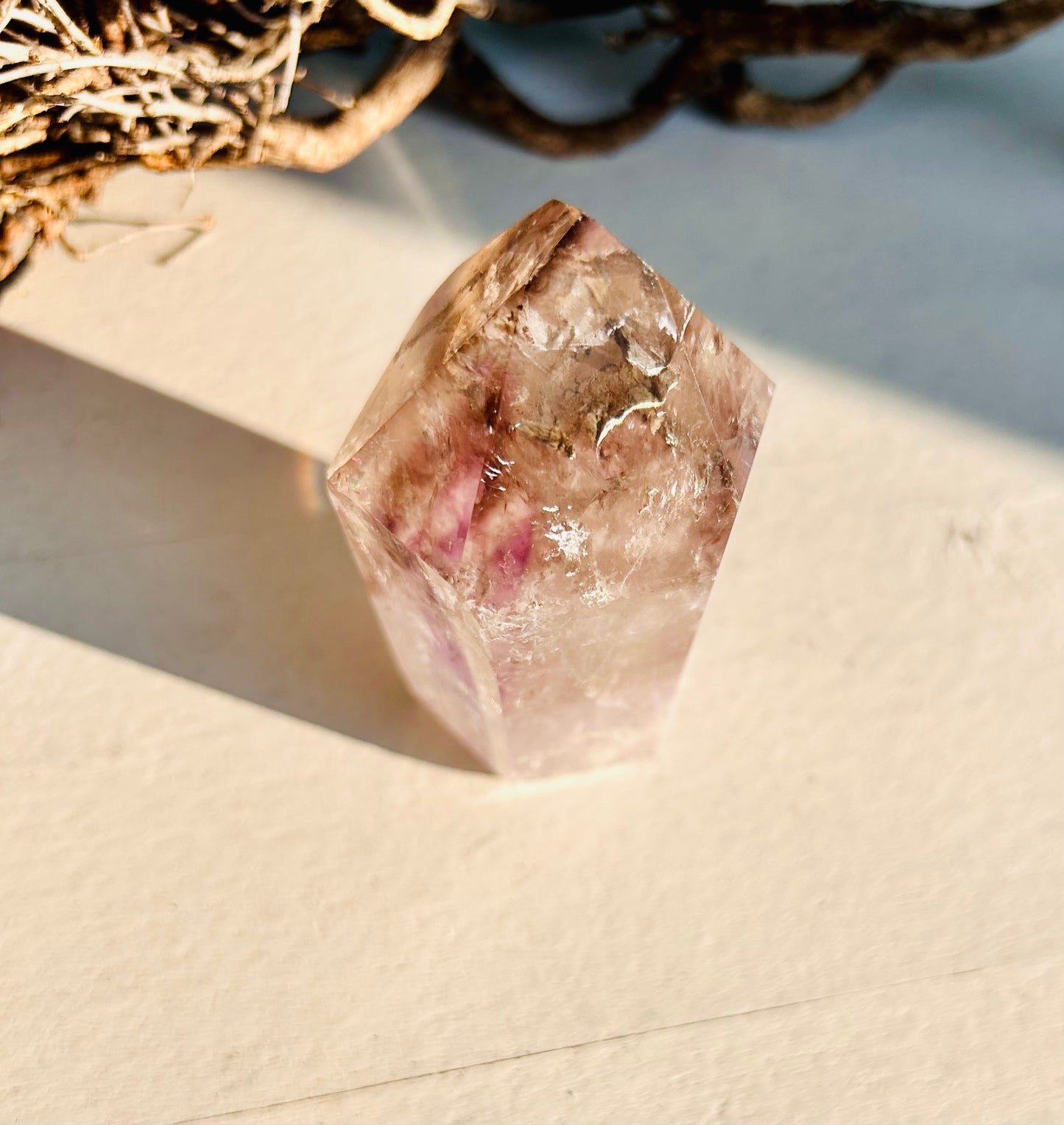 Quartz fumé/Améthyste fantôme | Unique