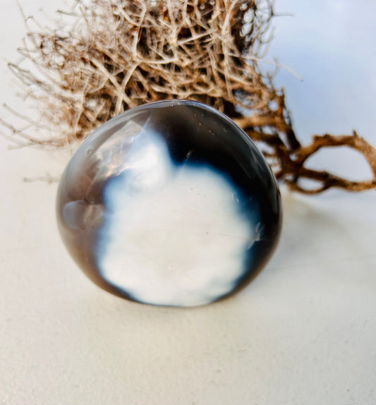 Agate Forme Libre - Fantôme | Pièce unique