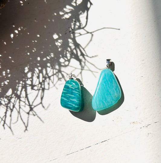 Pendentif en amazonite