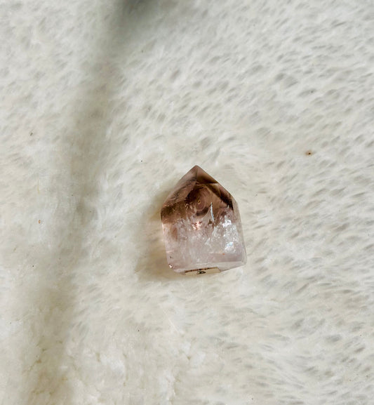 Cristaux de quartz fumé améthyste percés