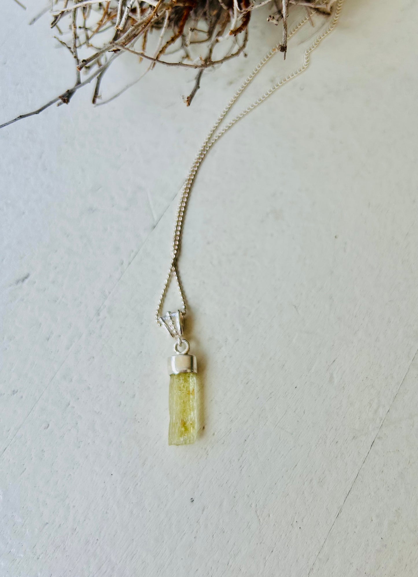 Pendentif Héliodore – argent 925