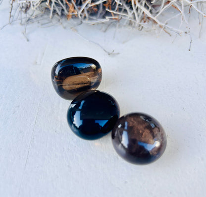 Pierre roulée en quartz fumé de qualité A 