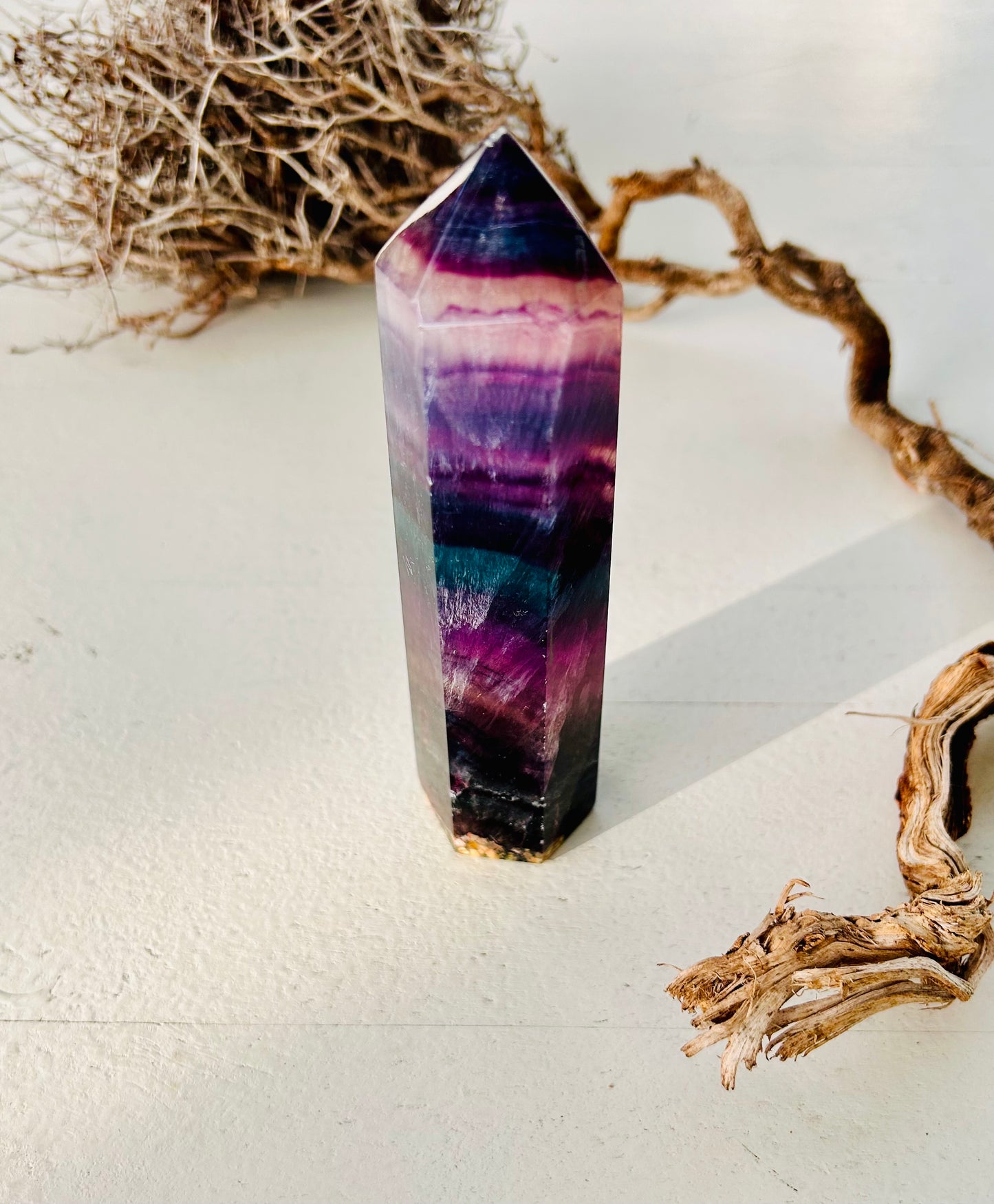 Pointe de fluorite | Pièces uniques