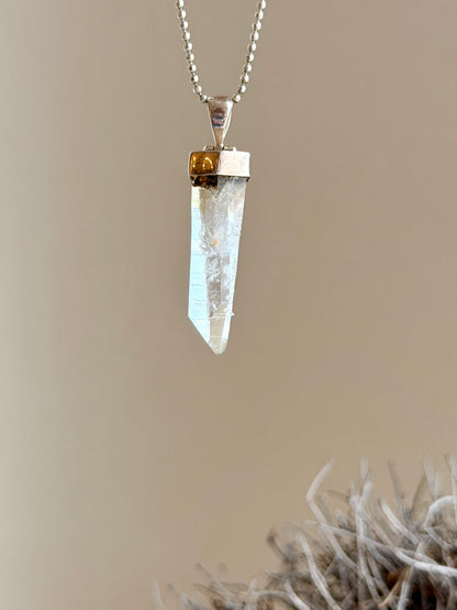 Pendentif en cristal lémurien (Colombie)