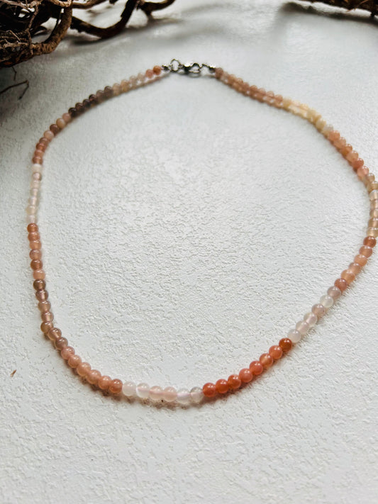 Collier en pierre de lune – coloré | léger 