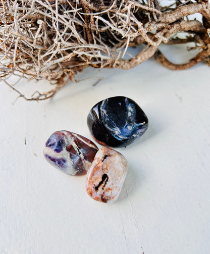 Opale fluorite - Pierre roulée Tiffany Stone