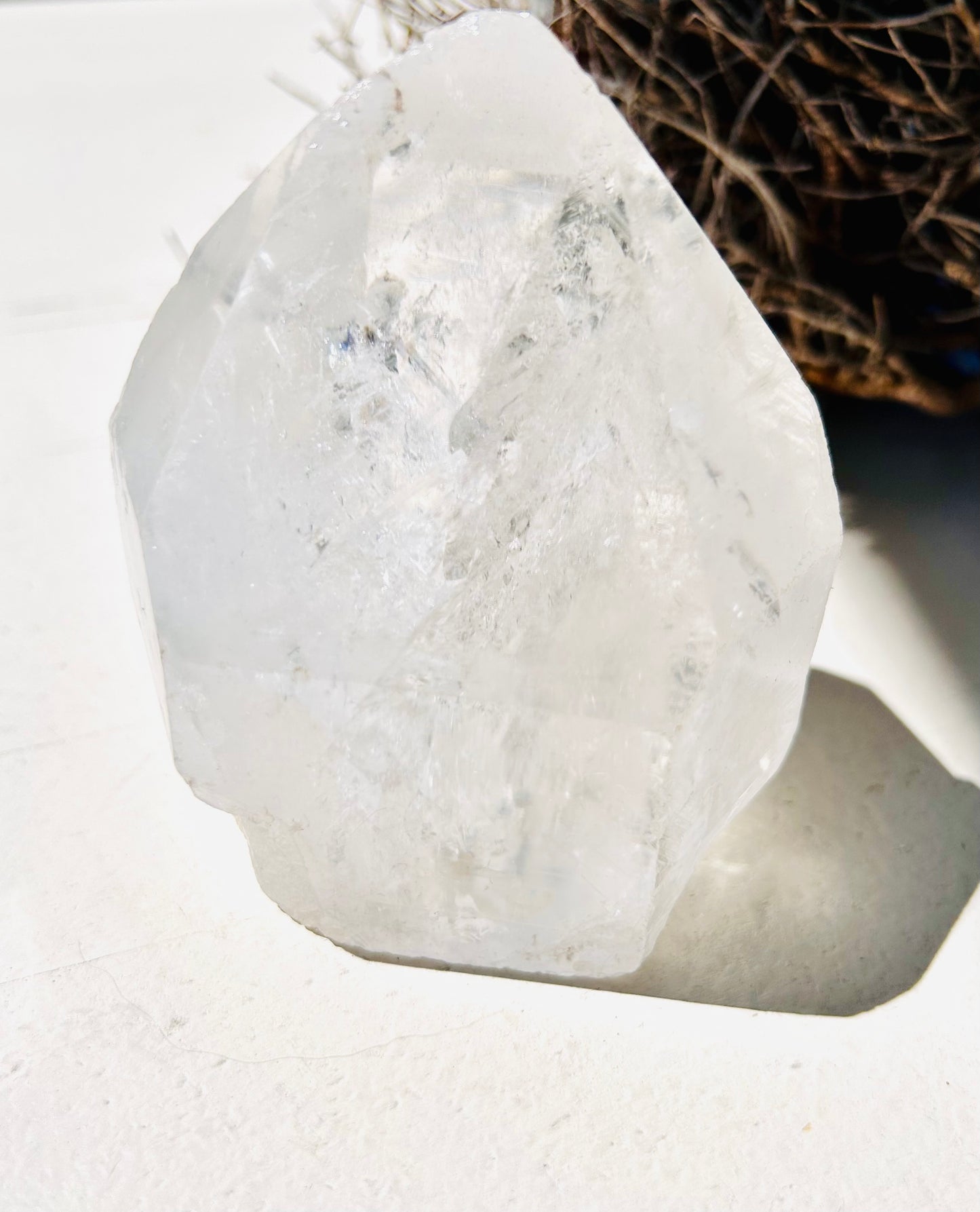 Pointe de cristal de roche | unique