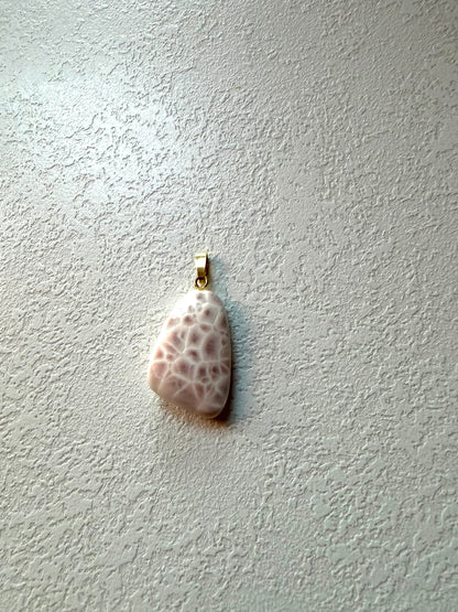 Pink Natrolith – Anhänger