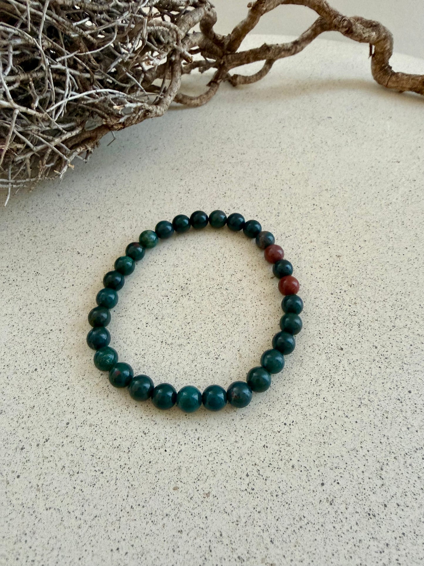 Heliotrop Perlenarmband