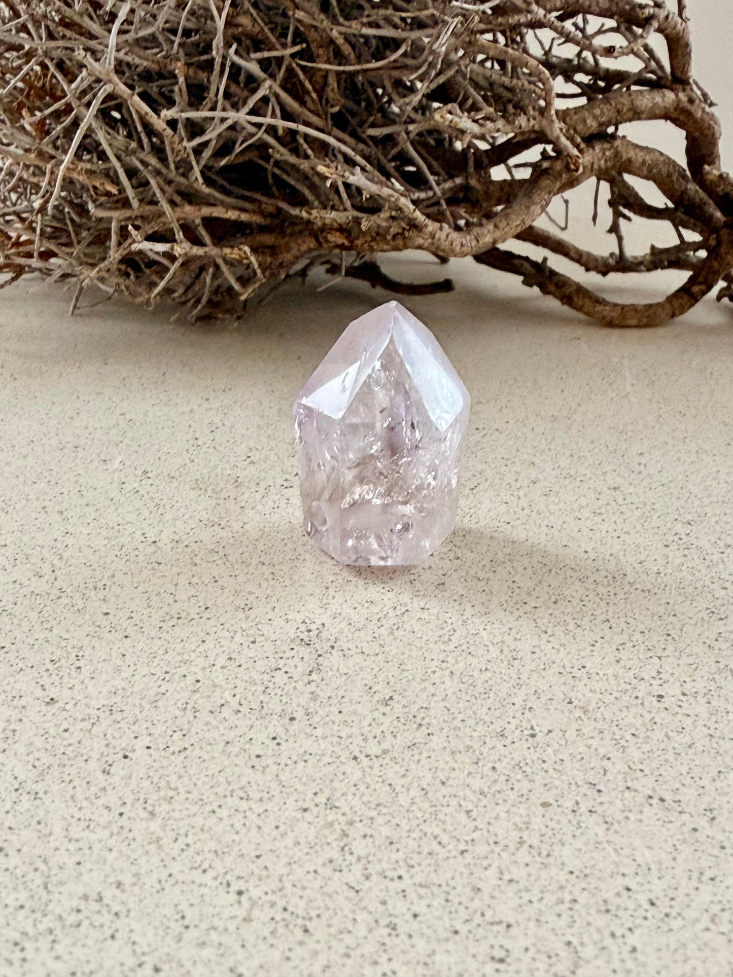 Cristaux de quartz fumé améthyste percés