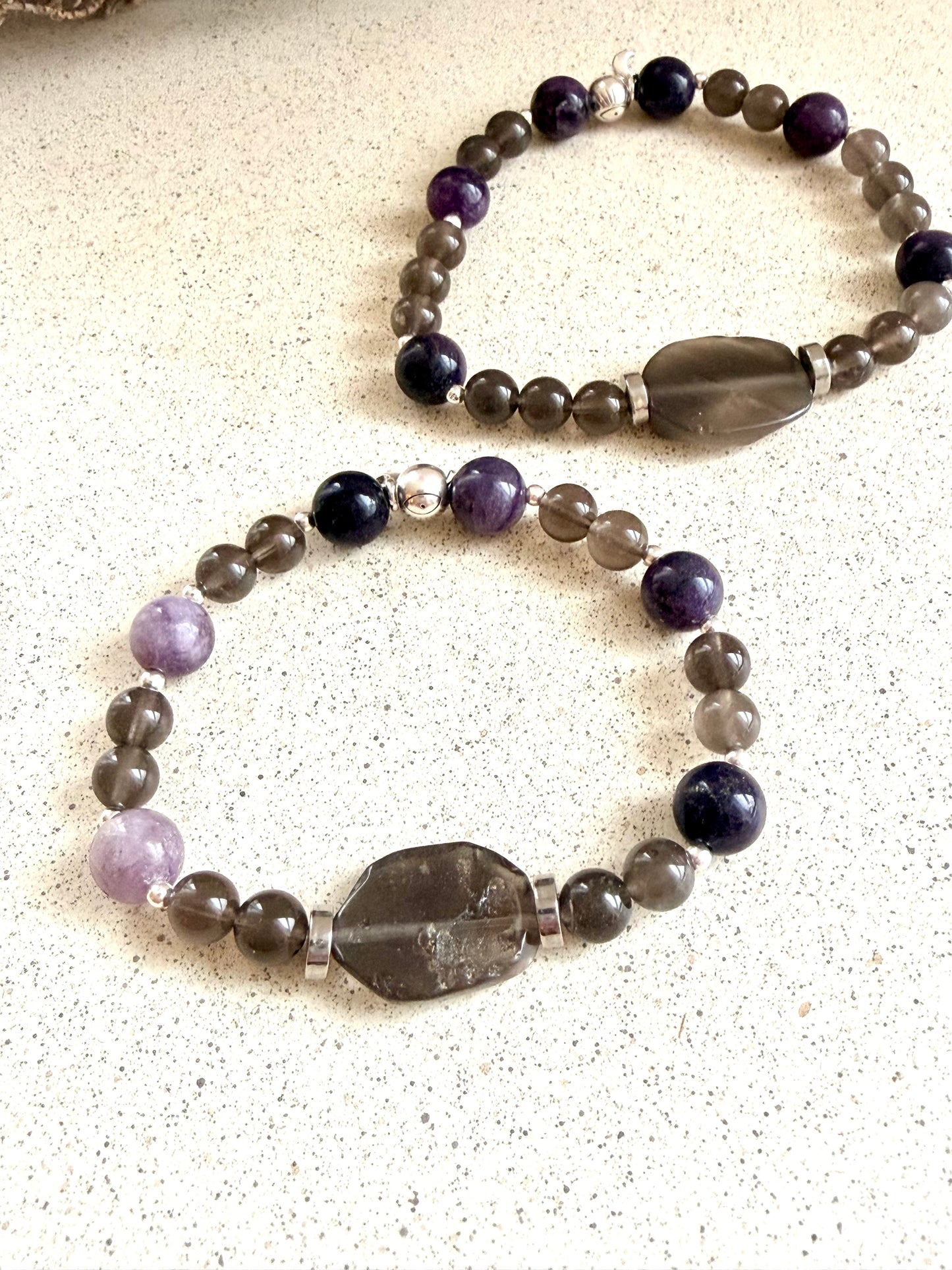 Stardust Collection | Tektit × Sugilith Armband