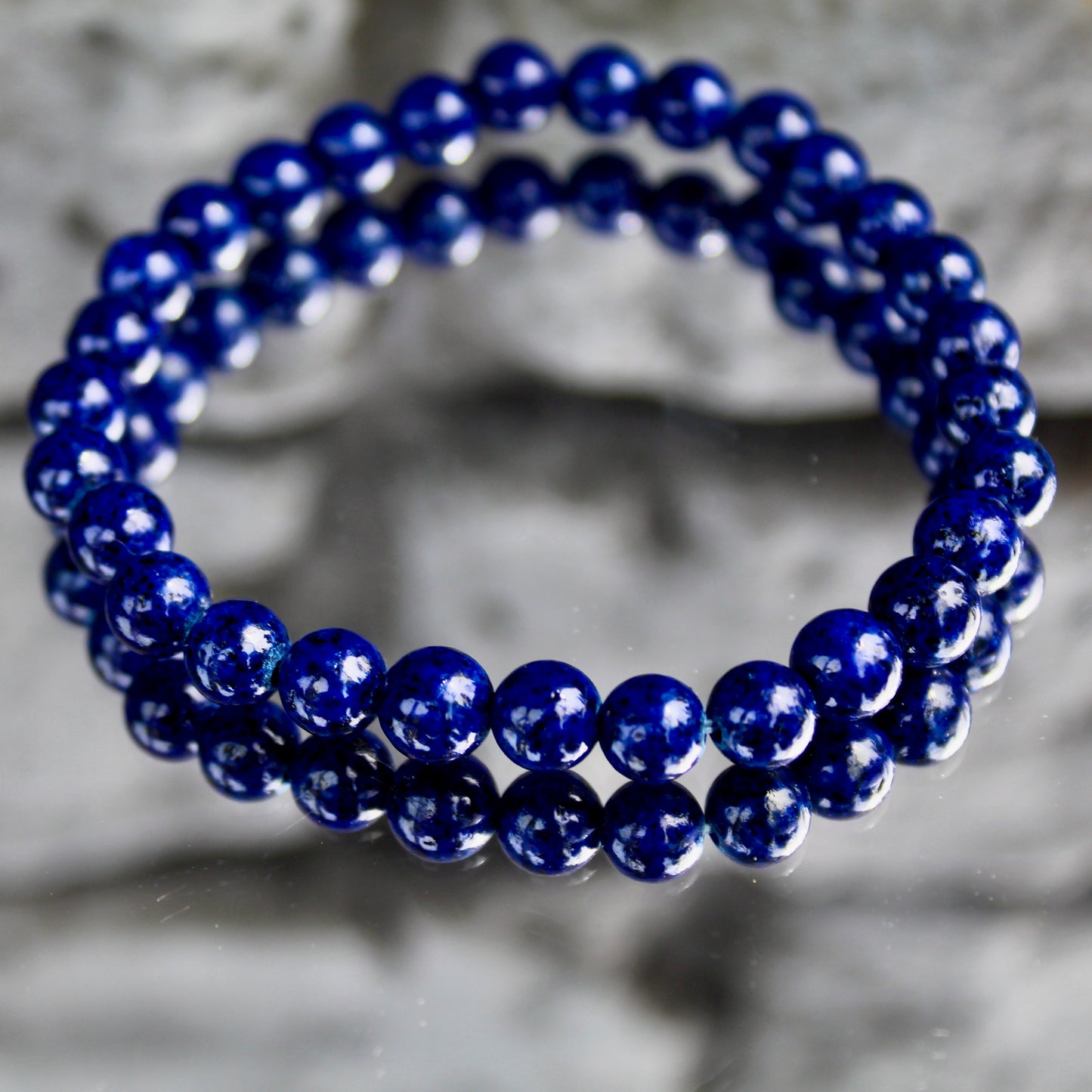 Bracelet en lapis-lazuli