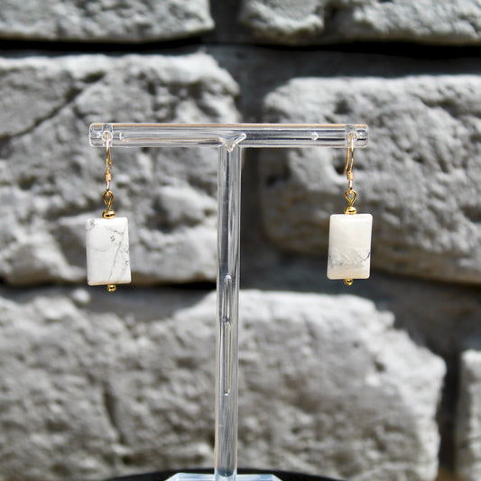 Boucles d'oreilles en magnésite