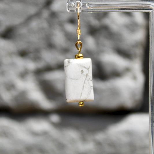 Boucles d'oreilles en magnésite
