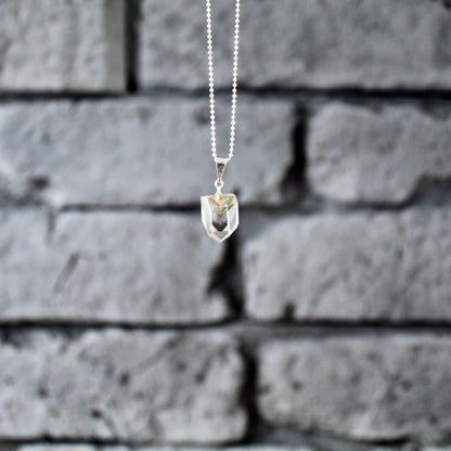 Lodolite | Pendentif en quartz de jardin