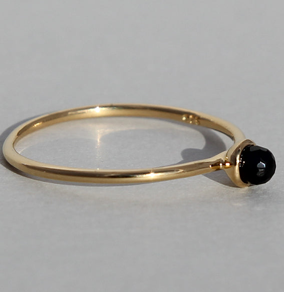 Spinell Ring 925 Silber vergoldet