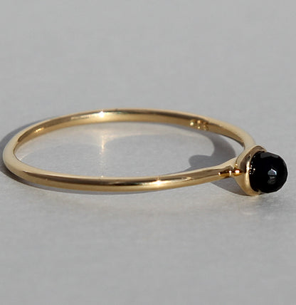 Spinell Ring 925 Silber vergoldet