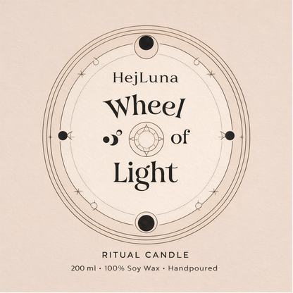Wheel of Light - Ritualkerze für den Kreis des Jahres