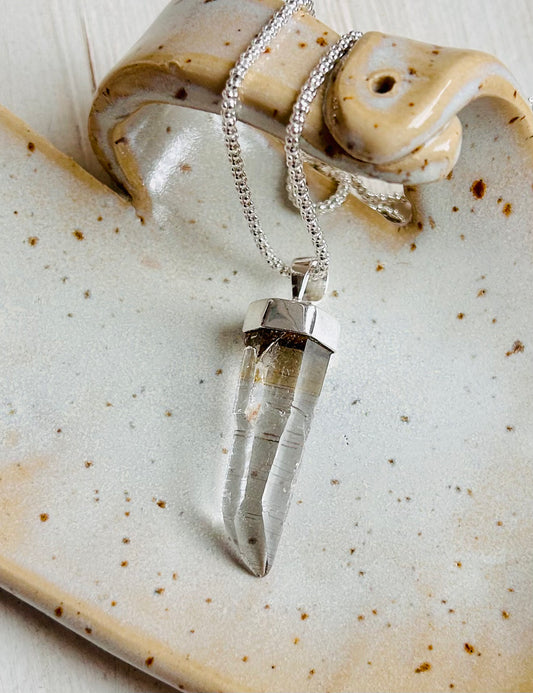 Pendentif en cristal lémurien (Colombie)