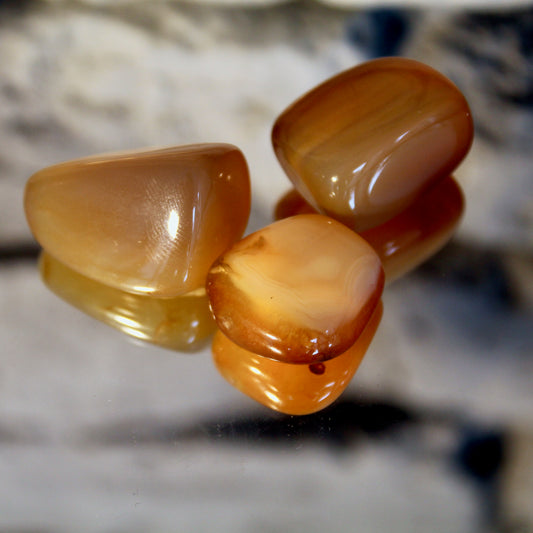 Pierre roulée en agate