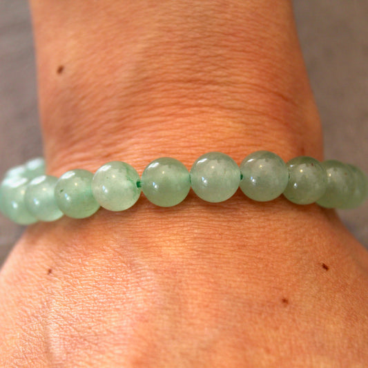 Bracelet en perles d'aventurine | différentes tailles