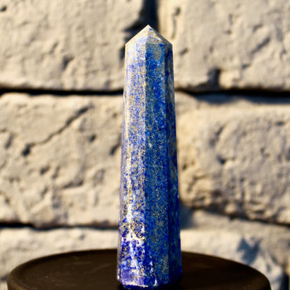 Point de méditation en lapis-lazuli