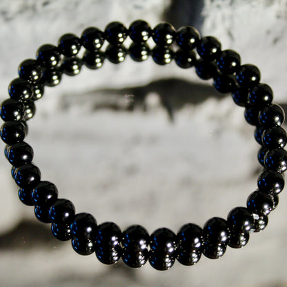Bracelet d'obsidienne