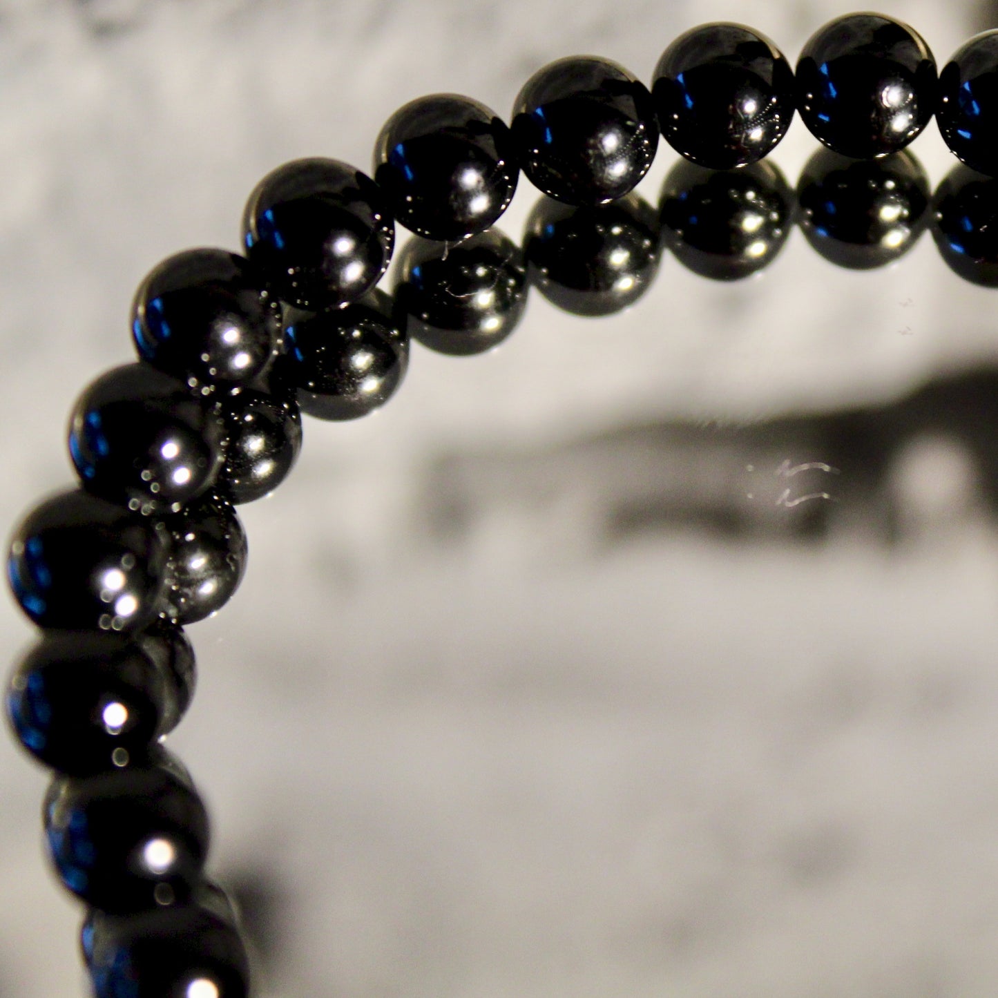 Bracelet d'obsidienne