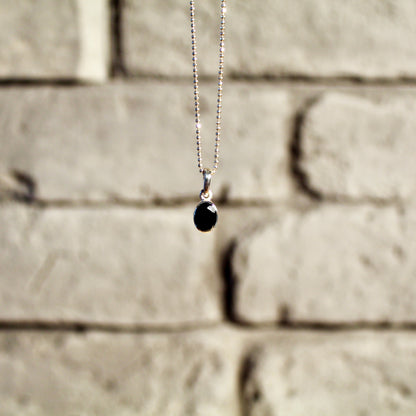 Pendentif en onyx, argent 925 | Or 24 carats | Édition limitée 