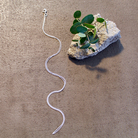 Chaîne gourmette en argent 925