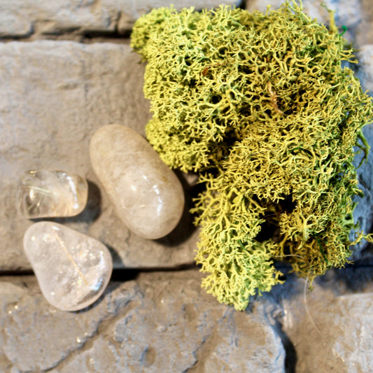 Rutilquarz Trommelstein